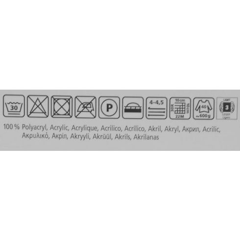 Lisa fonal - 8210 - világos sárga