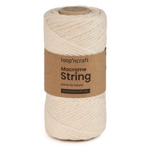 Macrame String - törtfehér