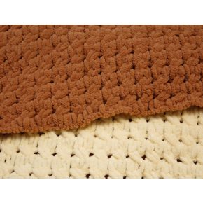 Meleg takaró Puffy fonalból - rendelésre