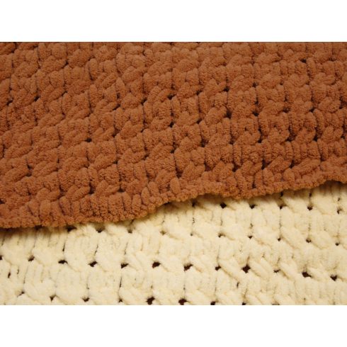 Meleg takaró Puffy fonalból - rendelésre