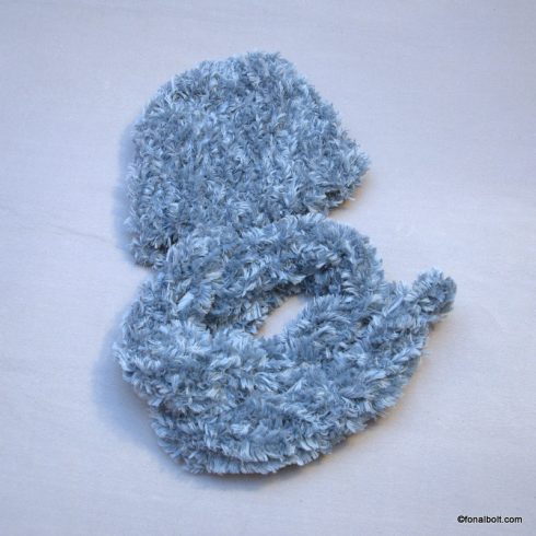 Puffy Fur fonal - ezüstszürke