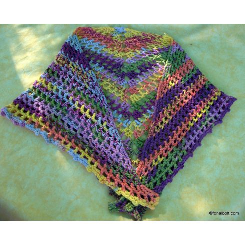 Kendőt horgolok - horgolás tanfolyam