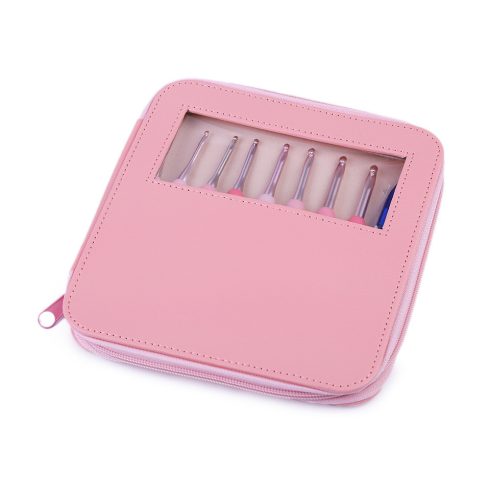 Rózsaszín horgolótűkészlet