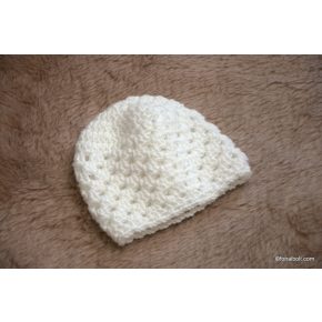 Hófehér babasapka