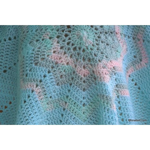 Csillag formájú babatakaró