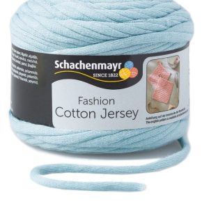 Cotton jersey - jégkék - 52