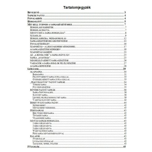 Sapkatitkok- Horgolj sapkát! - letölthető e-book