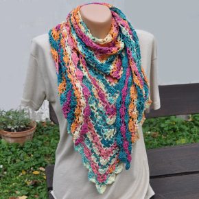 Színpompás Díva kendő