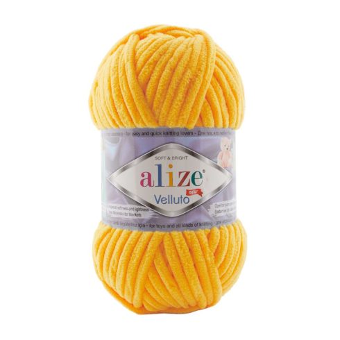 Alize Velluto - 216 sárga