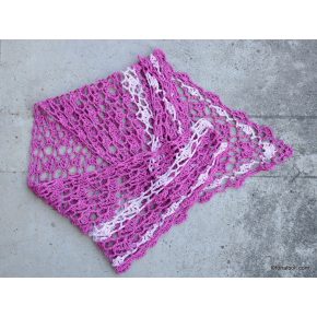 Tavaszi szellő kendő - lila árnyalatokkal