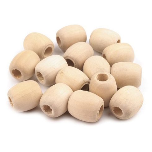 Fagyöngy 18x20 mm natur, ovális