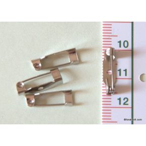 Kitűzőalap - ezüst színű