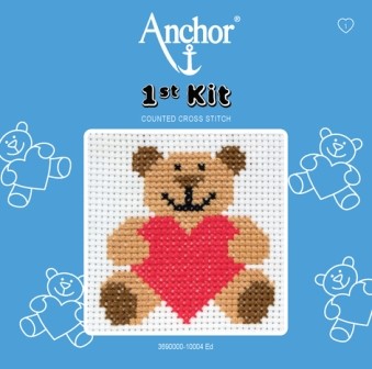 Anchor 1st Xszemes kit - maci szívvel