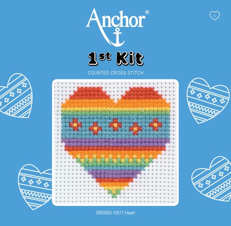 Anchor 1st Xszemes kit - szív 