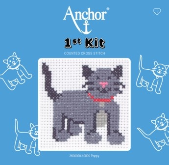 Anchor 1st Xszemes kit - szürke cica 